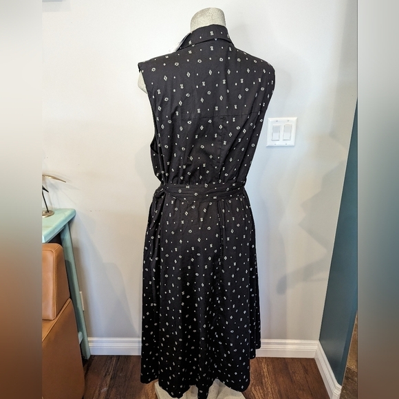 Torrid midi dress poplin cotton belted dress Size 4x - Picture 3 of 15